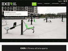 Tablet Screenshot of exer-fitness.com